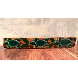 Vintage‎ Painted Turtle Tray – Vibrant, Shiny & Unique! 🐢✨